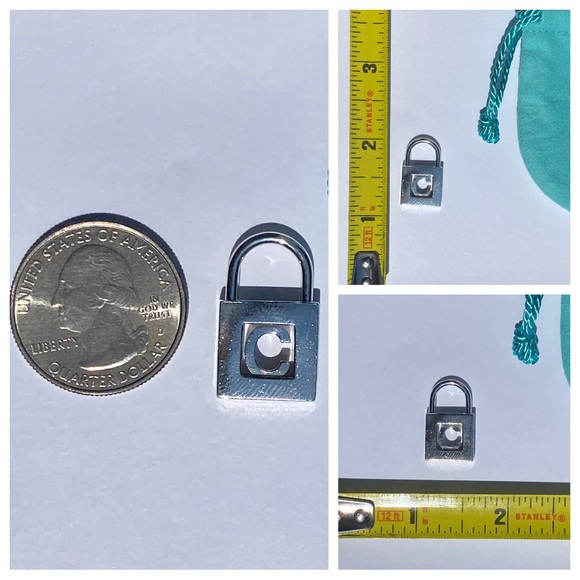 AUTH Rare vintage Tiffany & Co. Letter “C” padlock charm/pendant🔓 - Picture 16 of 16